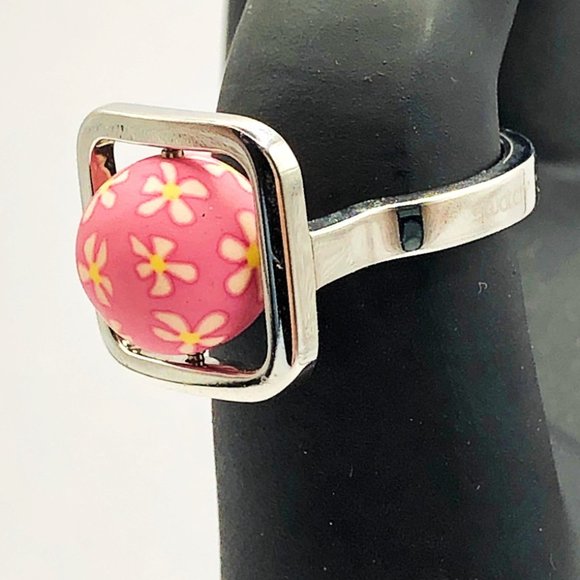 Swatch Bijoux spinner ring, size 8 - Picture 2 of 10